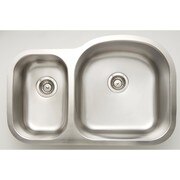 AMERICAN IMAGINATIONS Kitchen Sink, Deck Mount Mount, Stainless Steel Finish AI-27616